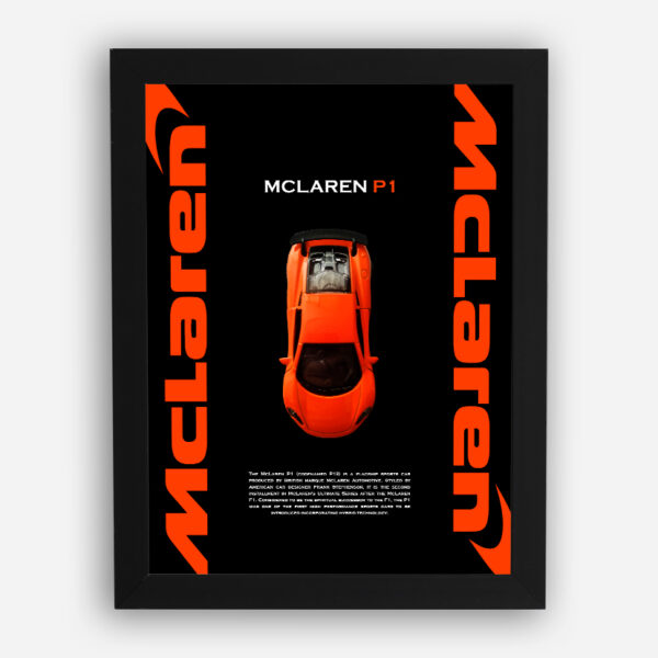 قاب ماکت ماشین مک لارن P1