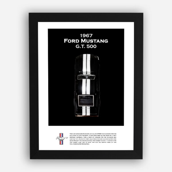 قاب ماکت ماشین موستانگ 1967 مشکی