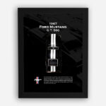 قاب ماکت ماشین موستانگ 1967 مشکی (طرح2)