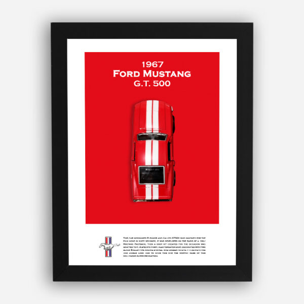 قاب ماکت ماشین موستانگ 1967 قرمز