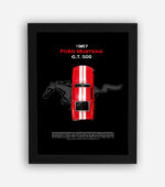 قاب ماکت ماشین موستانگ 1967 قرمز (طرح3) - Image 2