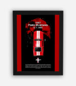 قاب ماکت ماشین موستانگ 1967 قرمز (طرح2)