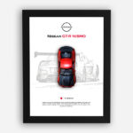 قاب ماکت ماشین نیسان جی تی آر