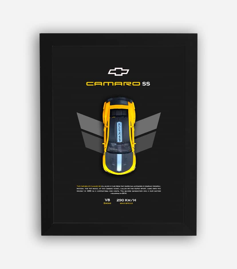 قاب ماکت ماشین کامارو اس اس (Camaro SS) قاب ماکت ماشین کامارو اس اس (Camaro SS)
