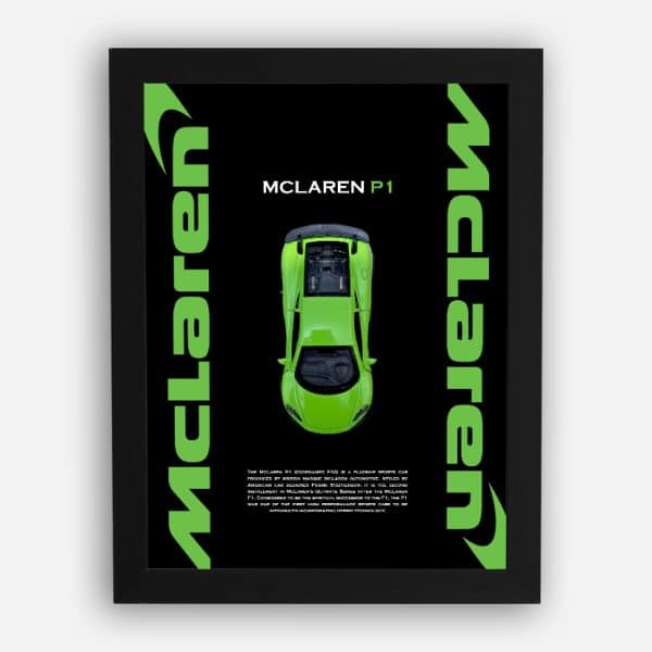 قاب ماکت ماشین مک لارن سبز