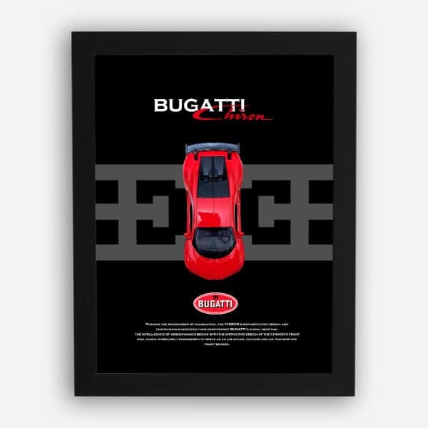 قاب ماکت ماشین بوگاتی شیرون قرمز