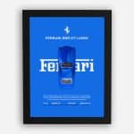 قاب ماکت ماشین فراری 250 lusso آبی