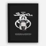 قاب ماکت ماشین تویوتا سوپرا Mk5