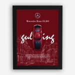 قاب ماکت ماشین مرسدس بنز SL300 گالوینگ قرمز