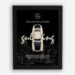 قاب ماکت ماشین مرسدس بنز SL300 گالوینگ شیری