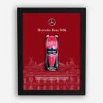 قاب ماکت ماشین مرسدس بنز 500K قرمز