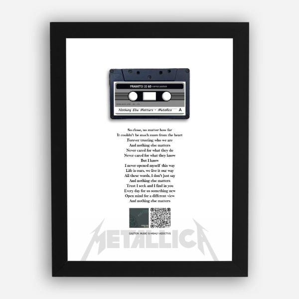قاب آهنگ Nothing Else Matters – Metallica